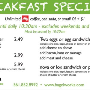 bagel works menu