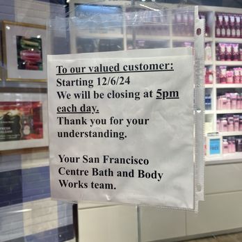 body works store hours