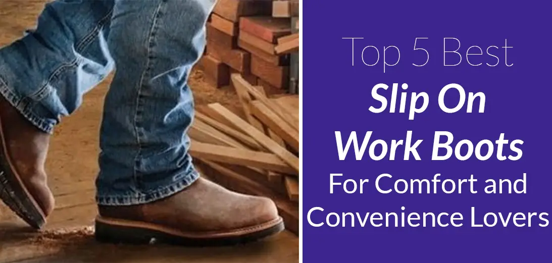 slip on work boot