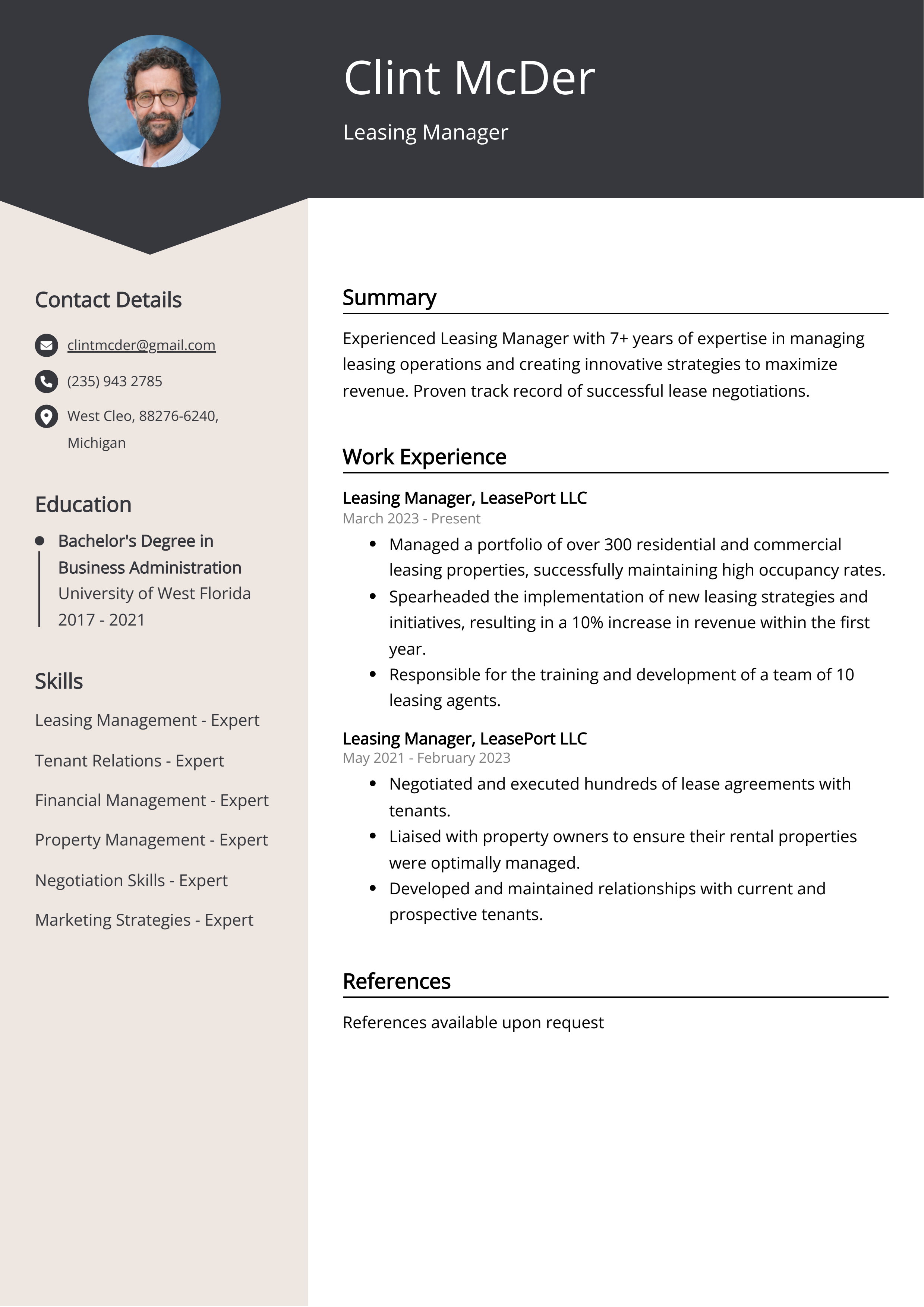 leasing manager job description leasing manager job description