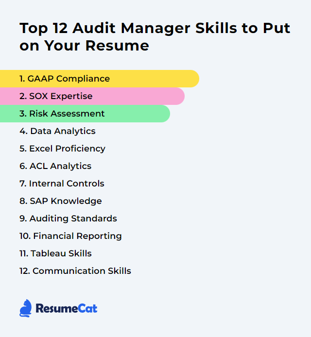 audit manager job description