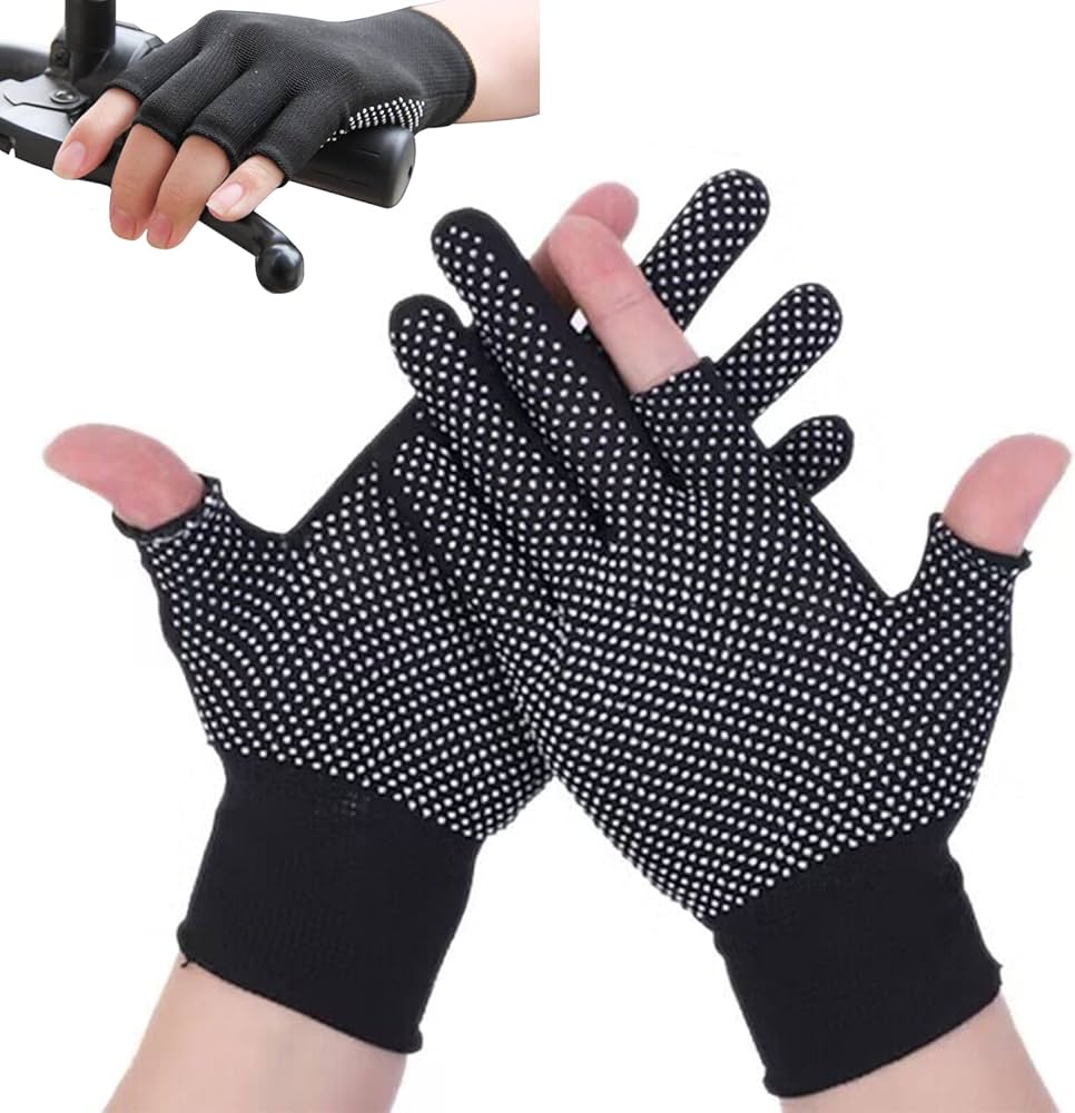 fingerless work gloves
