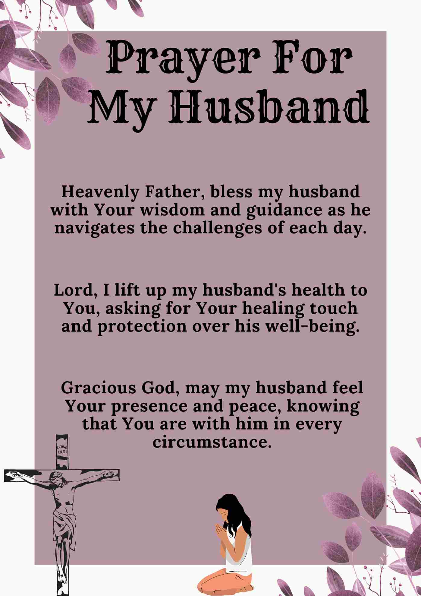 prayer for husband at work