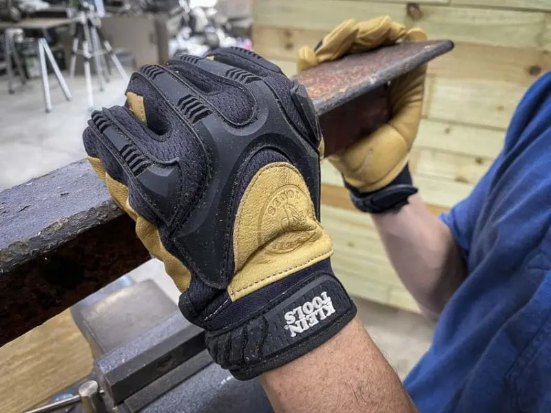 leather work gloves for men
