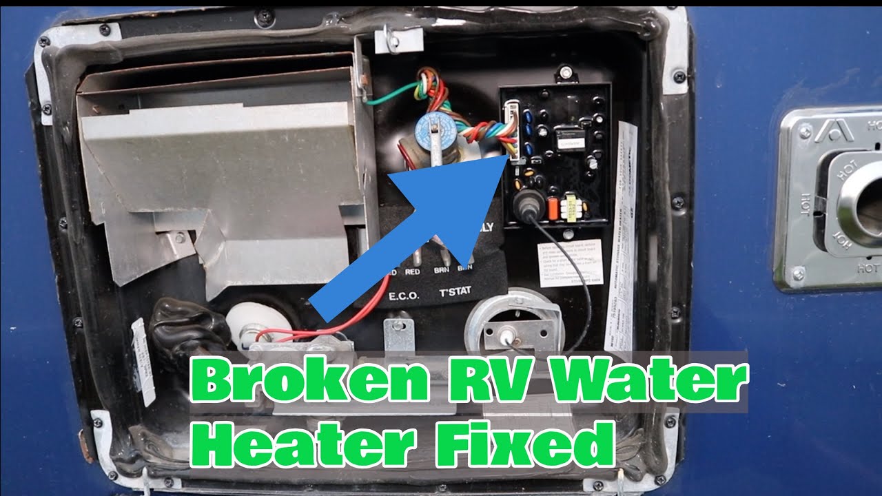 hot water heater camper not working